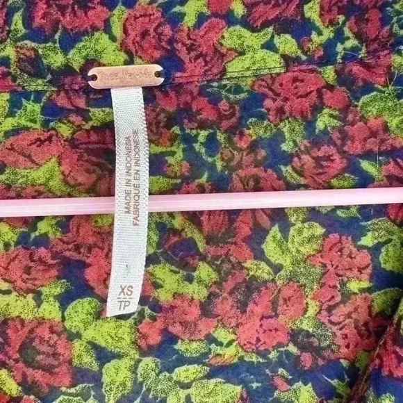 FREE PEOPLE Floral Sheer Blouse - Picture 2 of 5